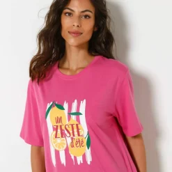 T-shirt loose imprimé 