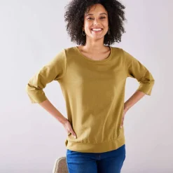 T-shirt maille brillante