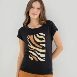 T-shirt manches courtes, imprimé