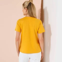 T-shirt manches courtes imprimé papillon