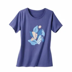 T-shirt manches courtes print placé