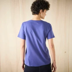 T-shirt manches courtes print placé