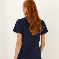 T-shirt manches courtes à revers