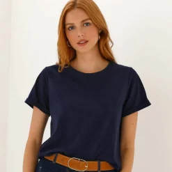 T-shirt manches courtes à revers
