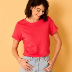T-shirt manches courtes à revers