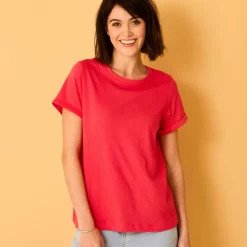 T-shirt manches courtes à revers
