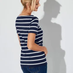 T-shirt marinière manches courtes