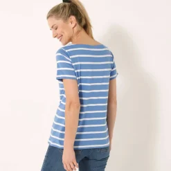 T-shirt marinière manches courtes