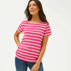 T-shirt marinière manches courtes