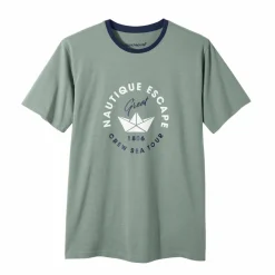 T-shirt pyjama imprimé manches courtes