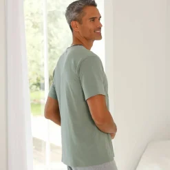 T-shirt pyjama imprimé manches courtes