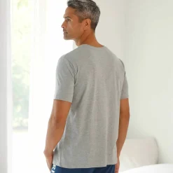 T-shirt pyjama manches courtes rayures