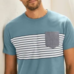 T-shirt rayé manches courtes