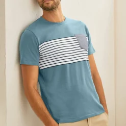 T-shirt rayé manches courtes