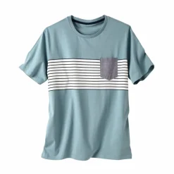 T-shirt rayé manches courtes