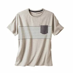 T-shirt rayé manches courtes