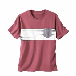 T-shirt rayé manches courtes