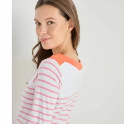 T-shirt rayé manches longues