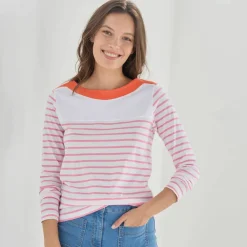 T-shirt rayé manches longues