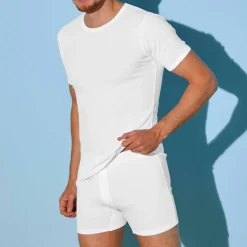 T-shirt sous-vêtement homme col rond - lot de 3