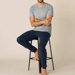 T-shirt sous-vêtement homme col rond manches courtes chaleur douce - lot de 2