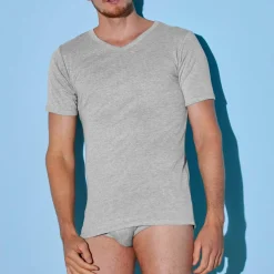 T-shirt sous-vêtement homme col V - lot de 3