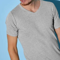 T-shirt sous-vêtement homme col V - lot de 3