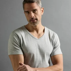 T-shirt sous-vêtement homme col V manches courtes chaleur douce - lot de 2