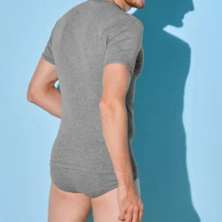 T-shirt sous-vêtement homme ras de cou - lot de 2