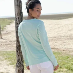 T-shirt uni manches longues
