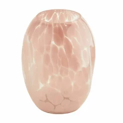 Vase en verre tacheté