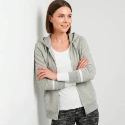 Veste bicolore zippée molleton gratté