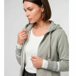 Veste bicolore zippée molleton gratté
