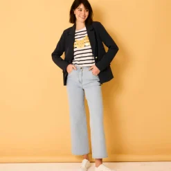 Veste blazer, boutonnage croisé