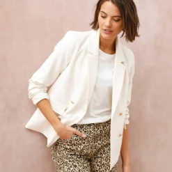 Veste blazer, boutonnage croisé