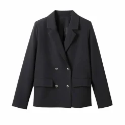 Veste blazer, boutonnage croisé