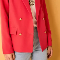 Veste blazer, boutonnage croisé