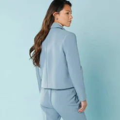 Veste blazer courte unie, Spécial Petites