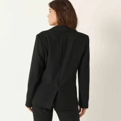 Veste blazer fluide, manches longues
