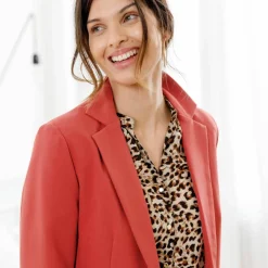 Veste blazer fluide, manches longues