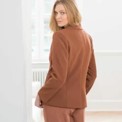 Veste blazer fluide, manches longues