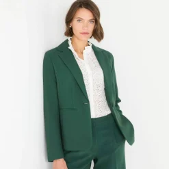 Veste blazer fluide, manches longues