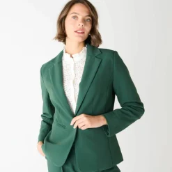 Veste blazer fluide, manches longues