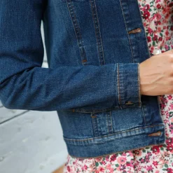 Veste boutonnée en jean