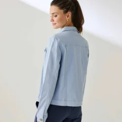 Veste boutonnée en jean