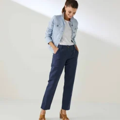 Veste boutonnée en jean