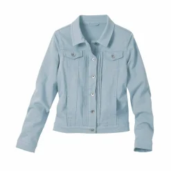 Veste boutonnée en jean