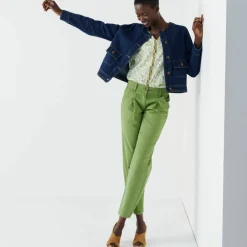 Veste boutonnée en jean