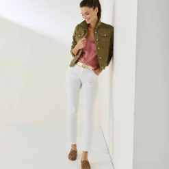 Veste boutonnée en jean