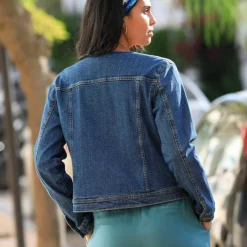 Veste courte en jean